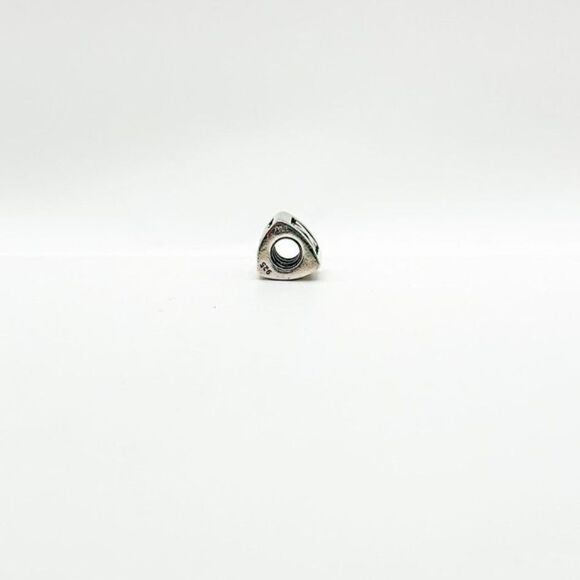 Pandora Silver Alpha Letter "X" Block Initial Authentic Charm - Picture 5 of 5